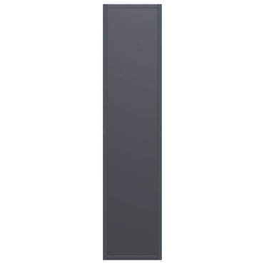 vidaXL Ράφι Καυσόξυλων Ανθρακί 50x23x100 εκ. Χάλυβας ψυχρής έλασης