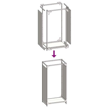 vidaXL Ράφι Καυσόξυλων Μαύρο 44x28x90 εκ. Χάλυβας ψυχρής έλασης