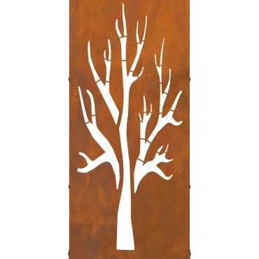 Ράφι για καυσόξυλα vidaXL 40x30x80 cm Ατσάλι σκληρυθέν στον αέρα