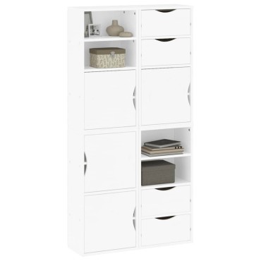 vidaXL Πλαϊνά ντουλάπια 4 τεμ. ODDA 40x24x79cm από Μασίφ Ξύλο Πεύκου
