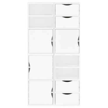 vidaXL Πλαϊνά ντουλάπια 4 τεμ. ODDA 40x24x79cm από Μασίφ Ξύλο Πεύκου