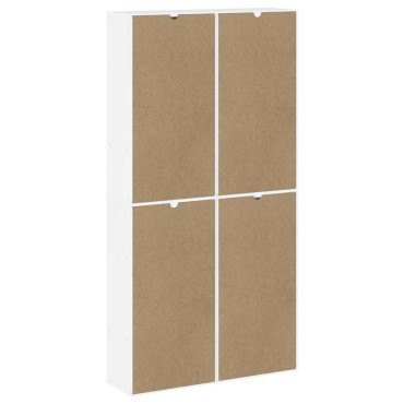 vidaXL Πλαϊνά ντουλάπια 4 τεμ. ODDA 40x24x79cm από Μασίφ Ξύλο Πεύκου