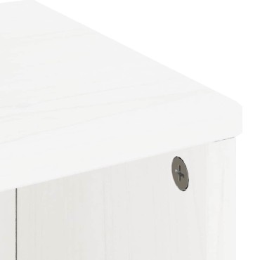 vidaXL Πλαϊνά ντουλάπια 4 τεμ. ODDA 40x24x79cm από Μασίφ Ξύλο Πεύκου