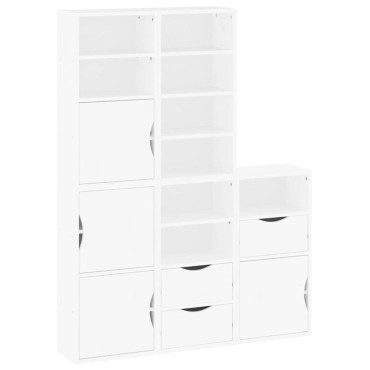 vidaXL Πλαϊνά ντουλάπια 5 τεμ. ODDA 40x24x79cm από Μασίφ Ξύλο Πεύκου