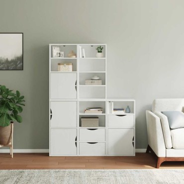 vidaXL Πλαϊνά ντουλάπια 5 τεμ. ODDA 40x24x79cm από Μασίφ Ξύλο Πεύκου