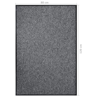 vidaXL Πατάκι Εισόδου Γκρι 80 x 120 εκ.