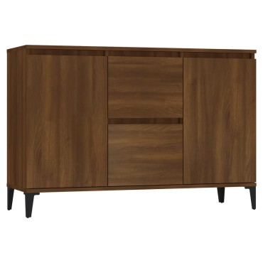 vidaXL Μπουφές Καφέ Δρυς 104x35x70cm από Επεξεργασμένο Ξύλο 1 τεμ.