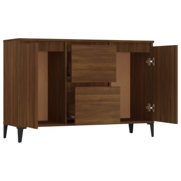 vidaXL Μπουφές Καφέ Δρυς 104x35x70cm από Επεξεργασμένο Ξύλο 1 τεμ.
