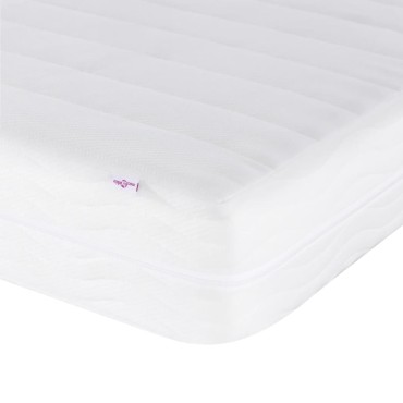 vidaXL Καναπές Κρεβάτι με Στρώμα Taupe 100 x 200 εκ. Υφασμάτινο