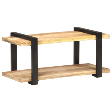 vidaXL Έπιπλο Τηλεόρασης 90x40x40cm από Ακατέργαστο Ξύλο Μάνγκο