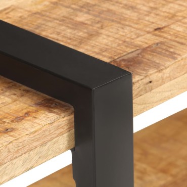 vidaXL Έπιπλο Τηλεόρασης 90x40x40cm από Ακατέργαστο Ξύλο Μάνγκο