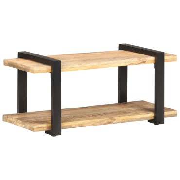 vidaXL Έπιπλο Τηλεόρασης 90x40x40cm από Ακατέργαστο Ξύλο Μάνγκο