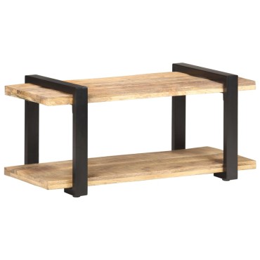 vidaXL Έπιπλο Τηλεόρασης 90x40x40cm από Ακατέργαστο Ξύλο Μάνγκο
