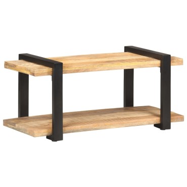 vidaXL Έπιπλο Τηλεόρασης 90x40x40cm από Ακατέργαστο Ξύλο Μάνγκο