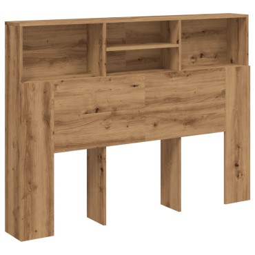 vidaXL Ντουλάπι κεφαλάρι Δρυς τεχνίτης 140x19x103,5cm