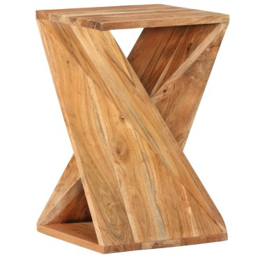 vidaXL Τραπεζάκι Βοηθητικό 35x35x55cm από Μασίφ Ξύλο Ακακίας 1 τεμ.