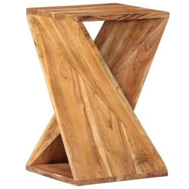 vidaXL Τραπεζάκι Βοηθητικό 35x35x55cm από Μασίφ Ξύλο Ακακίας 1 τεμ.