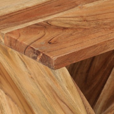 vidaXL Τραπεζάκι Βοηθητικό 35x35x55cm από Μασίφ Ξύλο Ακακίας 1 τεμ.