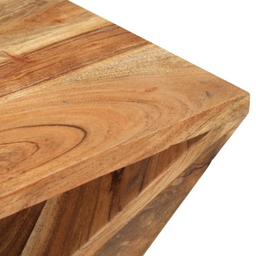 vidaXL Τραπεζάκι Βοηθητικό 35x35x55cm από Μασίφ Ξύλο Ακακίας 1 τεμ.