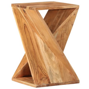 vidaXL Τραπεζάκι Βοηθητικό 35x35x55cm από Μασίφ Ξύλο Ακακίας 1 τεμ.
