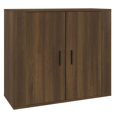 vidaXL Ντουλάπι Καφέ Δρυς 80x33x70cm από Επεξεργασμένο Ξύλο 1 τεμ.