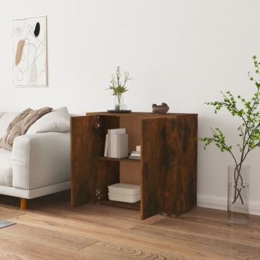 vidaXL Ντουλάπι Καπνιστή Δρυς 80x33x70cm από Επεξεργασμένο Ξύλο 1 τεμ.