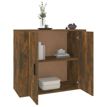 vidaXL Ντουλάπι Καπνιστή Δρυς 80x33x70cm από Επεξεργασμένο Ξύλο 1 τεμ.