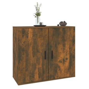 vidaXL Ντουλάπι Καπνιστή Δρυς 80x33x70cm από Επεξεργασμένο Ξύλο 1 τεμ.