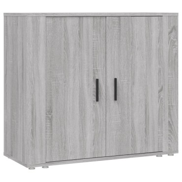 vidaXL Ντουλάπι Γκρι Sonoma 80x33x70cm από Επεξεργασμένο Ξύλο 1 τεμ.