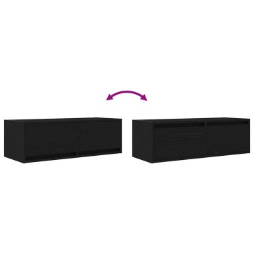 vidaXL Έπιπλα Τηλεόρασης 2 τεμ. 80x31x25,5cm Επεξεργασμένο Ξύλο