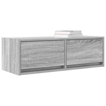 vidaXL Έπιπλο Τηλεόρασης Γκρι Sonoma 80x31x25,5cm Επεξεργασμένο Ξύλο