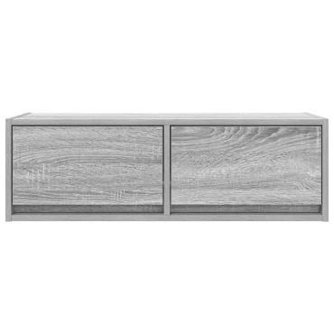 vidaXL Έπιπλο Τηλεόρασης Γκρι Sonoma 80x31x25,5cm Επεξεργασμένο Ξύλο