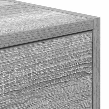 vidaXL Έπιπλο Τηλεόρασης Γκρι Sonoma 80x31x25,5cm Επεξεργασμένο Ξύλο