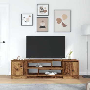 vidaXL Έπιπλο Τηλεόρασης Όψη Παλαιού Ξύλου 188,5x41x50cm Επεξ. Ξύλο