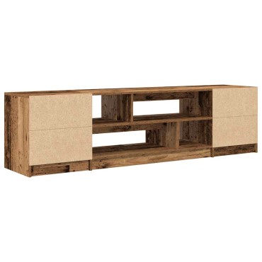 vidaXL Έπιπλο Τηλεόρασης Όψη Παλαιού Ξύλου 188,5x41x50cm Επεξ. Ξύλο