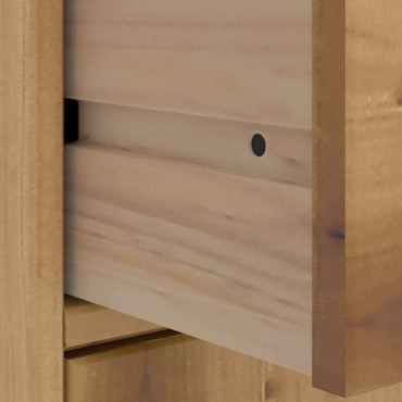 vidaXL Πλαϊνά ντουλάπια 5 τεμ. ODDA 40x24x79cm από Μασίφ Ξύλο Πεύκου
