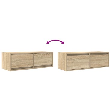vidaXL Έπιπλο Τηλεόρασης Sonoma Δρυς 80x31x25,5cm Επεξ. Ξύλο
