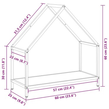 vidaXL Ράφι για καυσόξυλα Ελαιοπράσινο 60x25x60cm Ατσάλι ψυχρής έλασης