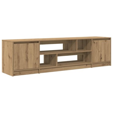 vidaXL Έπιπλο Τηλεόρασης Δρυς τεχνίτης 188,5x41x50cm Επεξ. Ξύλο