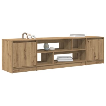 vidaXL Έπιπλο Τηλεόρασης Δρυς τεχνίτης 188,5x41x50cm Επεξ. Ξύλο