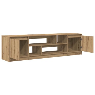vidaXL Έπιπλο Τηλεόρασης Δρυς τεχνίτης 188,5x41x50cm Επεξ. Ξύλο