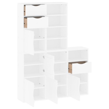 vidaXL Πλαϊνά ντουλάπια 5 τεμ. ODDA 40x24x79cm από Μασίφ Ξύλο Πεύκου