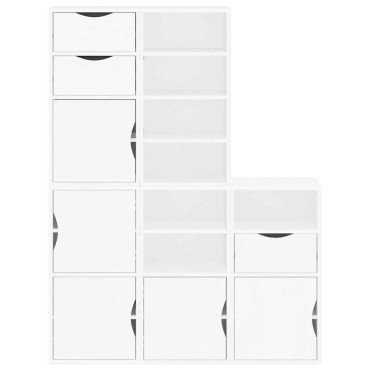 vidaXL Πλαϊνά ντουλάπια 5 τεμ. ODDA 40x24x79cm από Μασίφ Ξύλο Πεύκου