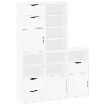 vidaXL Πλαϊνά ντουλάπια 5 τεμ. ODDA 40x24x79cm από Μασίφ Ξύλο Πεύκου
