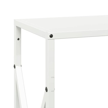 vidaXL Ράφι για καυσόξυλα Λευκό 34x25x70 cm Ατσάλι ψυχρής έλασης