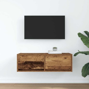 vidaXL Έπιπλο Τηλεόρασης Παλιό Ξύλο 80x31x25,5cm Επεξεργασμένο Ξύλο