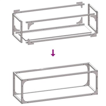 vidaXL Ράφι για καυσόξυλα Ανθρακί 25x25x80 cm Ατσάλι ψυχρής έλασης