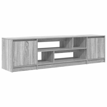 vidaXL Έπιπλο Τηλεόρασης Γκρι Sonoma 188,5x41x50cm Επεξεργ. Ξύλο