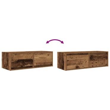 vidaXL Έπιπλα Τηλεόρασης 2 τεμ. 80x31x25,5cm Επεξεργασμένο Ξύλο