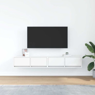 vidaXL Έπιπλα Τηλεόρασης 2 τεμ. 80x31x25,5cm Επεξεργασμένο Ξύλο